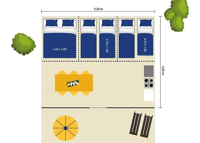 Easyatent Tent Lanterna Kompleks wypoczynkowy